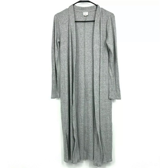 a new day Sweaters - A New Day Cardigan Duster Open Front Rib Knit
